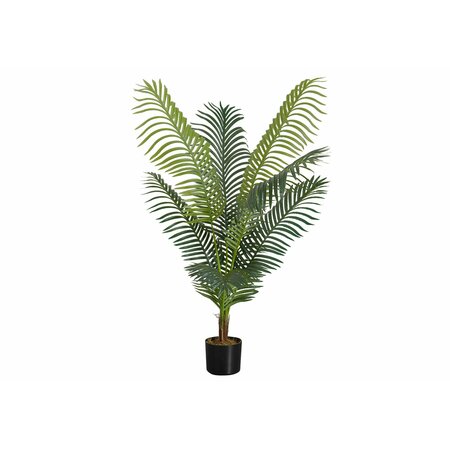 MONARCH SPECIALTIES Artificial Plant 47" Tall Palm Tree, Indoor, Faux, Fake, Floor, Greenery, Potted, Real Touch I 9537